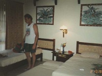 IDN Bali 1990OCT WRLFC WGT 054  Our rooms were clean and basic. It's not that we spent any quality time there or anything. : 1990, 1990 World Grog Tour, Asia, Bali, Date, Indonesia, Month, October, Places, Rugby League, Sports, Wests Rugby League Football Club, Year